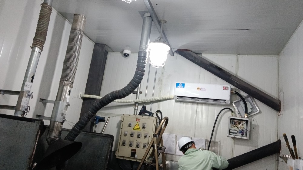 三菱化學選購同恩BKF-50-Ex壁掛式防爆空調(diào)，已投入正常使用